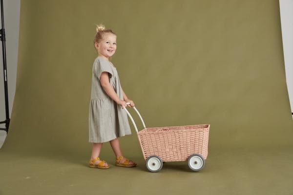 OLLI ELLA | Strolley - Rose | Dolls pram/trolley 
