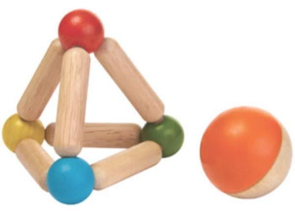 PLAN TOYS : Triangle Clutching Toy - Juno Boutique
