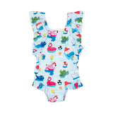 ROCK YOUR BABY Pool Party One-Piece Swim with Full Lining