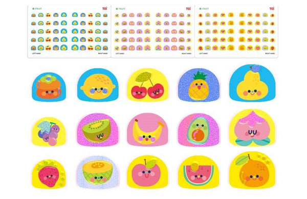 TOi Nail Sticker - Colourful Fruit contents