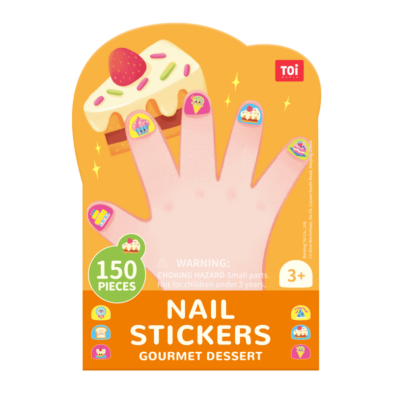 TOi Nail Sticker - Gourmet Dessert packaged