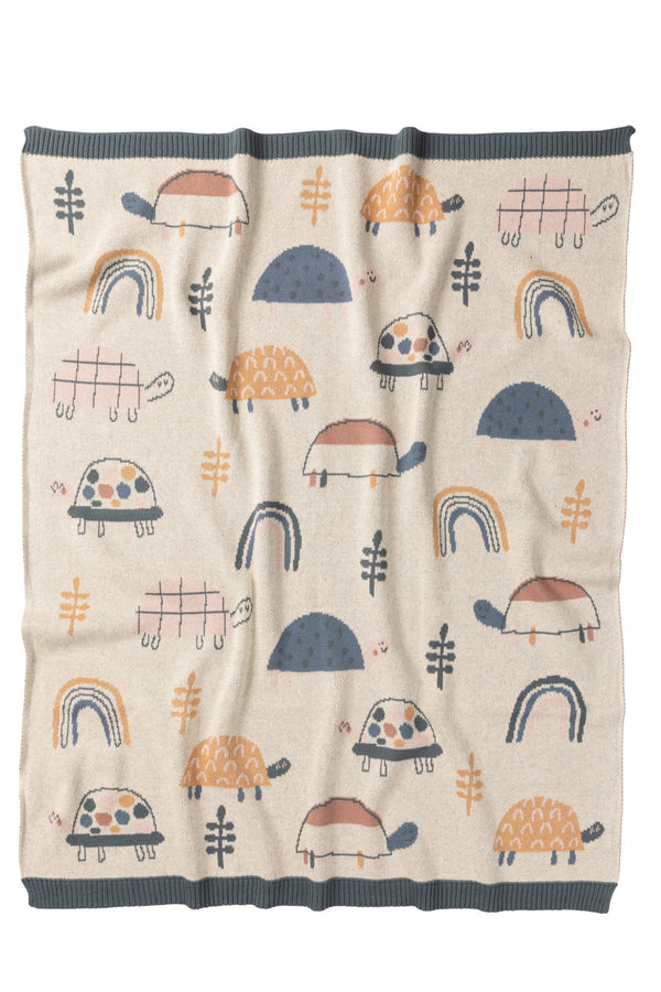 INDUS DESIGN Tilly Turtle Baby Blanket