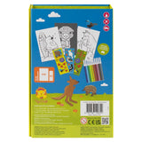 TIGER TRIBE Colouring Set - Aussie Animals back of box