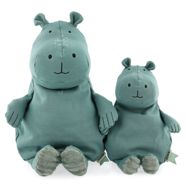 TRIXIE BABY Plush Toy Large - Mr Hippo & Small Mr Hippo
