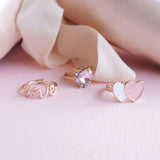 LAUREN HINKLEY Twin Hearts Ring