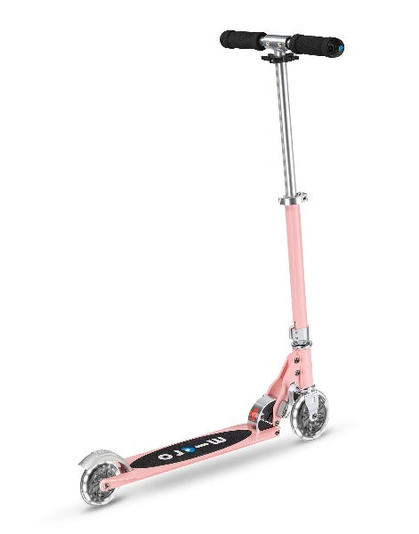 Micro Sprite Light Up Scooter - Neon Rose angle view