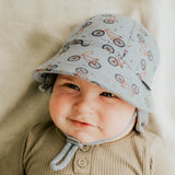 Baby wearing the BEDHEAD HATS Legionnaire Flap Sun Hat - Treadly