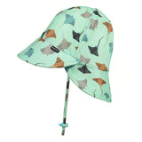 BEDHEAD HATS Kids Swim Legionnaire Beach Hat - Rays side view