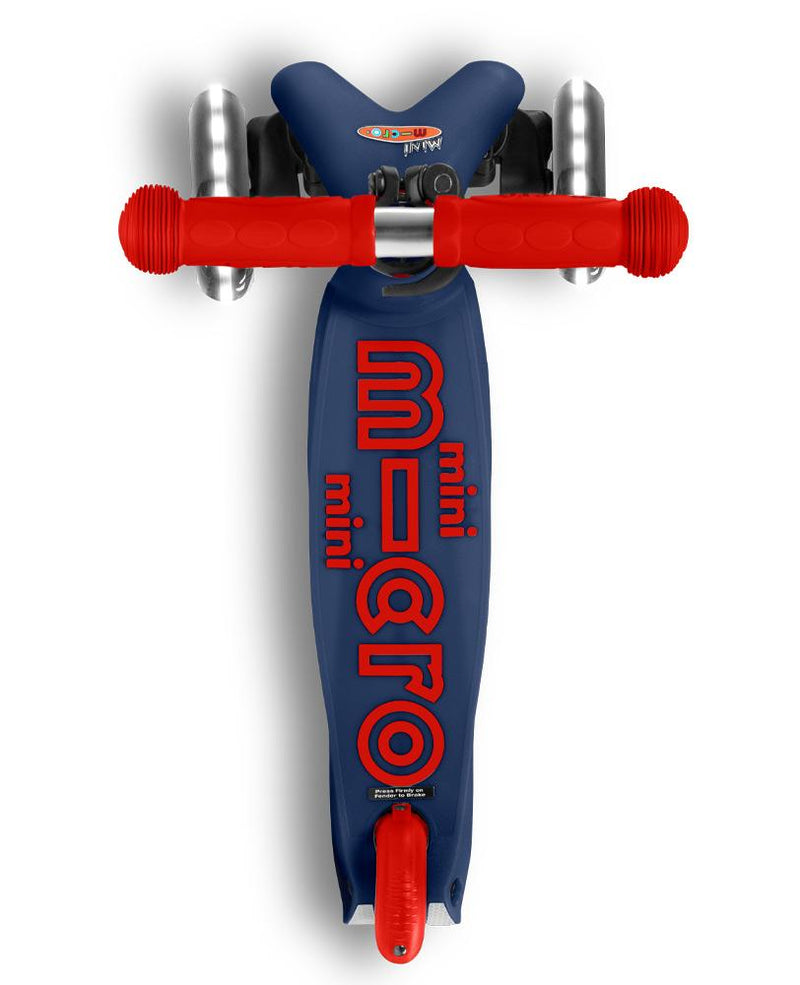 MICRO SCOOTERS Mini Micro Deluxe LED - Navy Blue