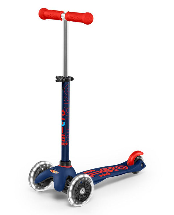 MICRO SCOOTERS Mini Micro Deluxe LED - Navy Blue