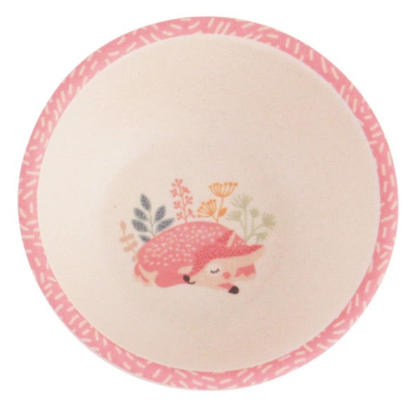 LOVE MAE Divided Plate Set - Woodland Friends bowl