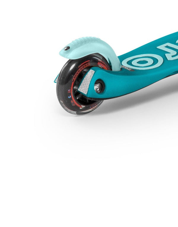 MICRO SCOOTERS Mini Micro Deluxe LED - Aqua back wheel