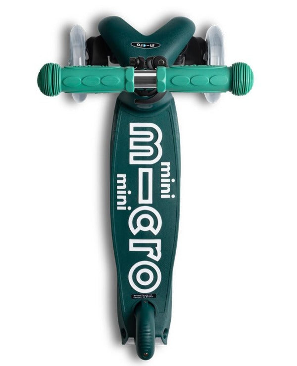 MICRO SCOOTERS Mini Micro Deluxe Eco Scooter - Deep Green top view