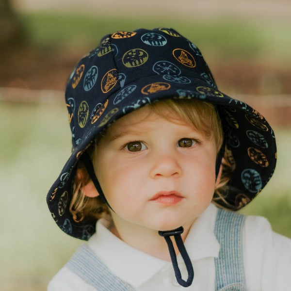 Child wearing the BEDHEAD HATS Toddler Bucket Sun Hat - Nomad